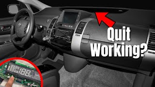 How to Fix Toyota Prius NO DASHLIGHTS