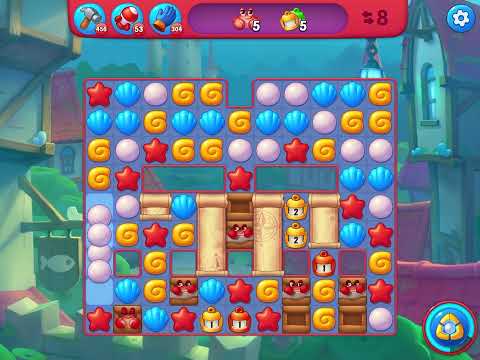 Fishdom Hard level 7276 no boosters フィッシュダム ハード [Friend's]