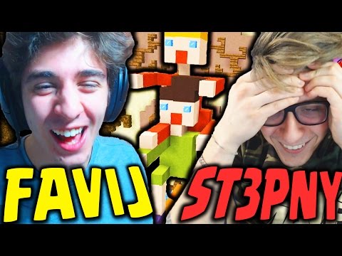 ST3PNY & FAVIJ NELLE BUILD BATTLE!!