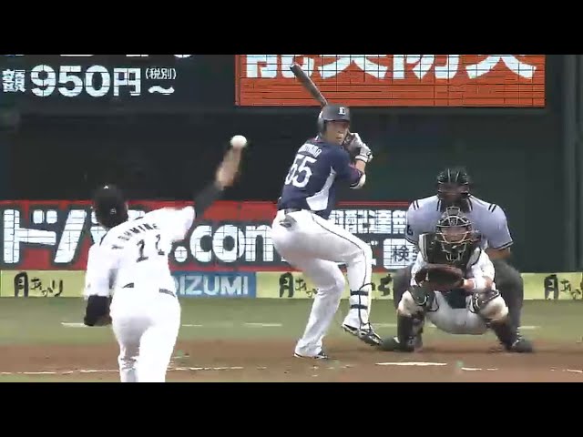 【4回裏】26試合連続ヒット!! ライオンズ・秋山きょうも止まらず!! 2015/7/5 L-M