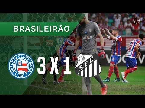 BAHIA 3 X 1 SANTOS - 16/11 - BRASILEIRÃO 2017