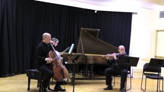 David Wechsler Sonata for Flute, Cello and Harpsichord : Andante