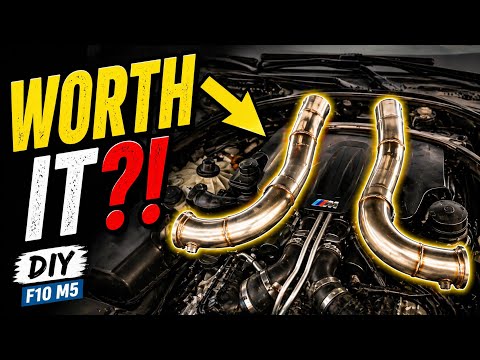 How to: BMW F10 M5 downpipe install Step-By-Step