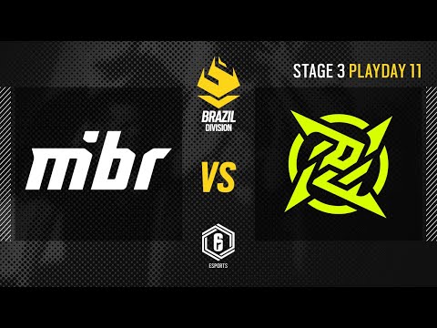 MIBR vs. Ninjas in Pyjamas// LATAM League Brazil Division 2021 - Stage 3 - Playday 11
