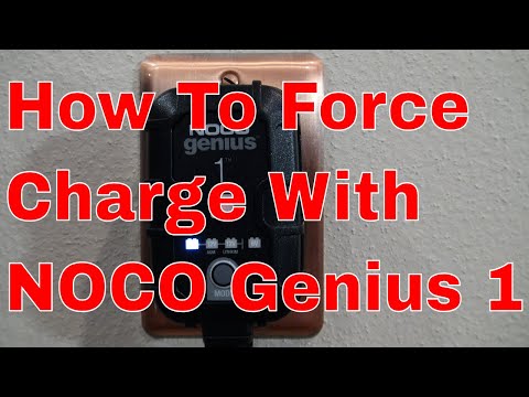 How To Force Charge A Dead Battery With NOCO Genius 1