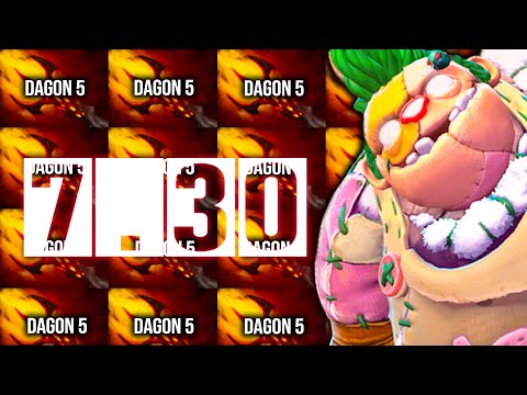 First 7.30 Pudge Dagon Build [Game 1] | Attacker Kunkka God Picks Pudge [Game 2] | Pudge Official