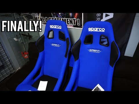 SPARCO SEATS FOR THE INTEGRA!! - INSTALL