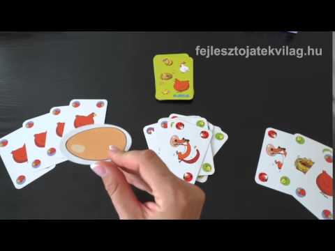 Djeco Piou Piou kártyajáték játékszabály, 5-99 év - Fejlesztő Játék Világ