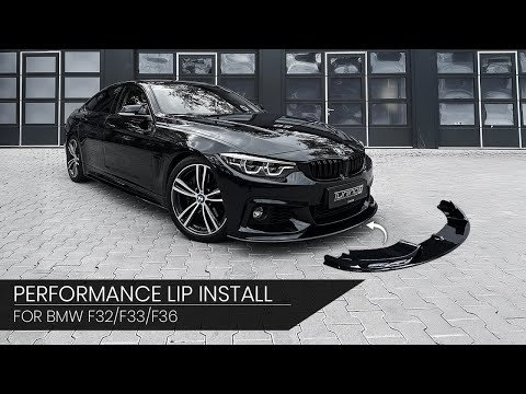 BMW F32 F33 F36 Front Performance Lip - Splitter Install