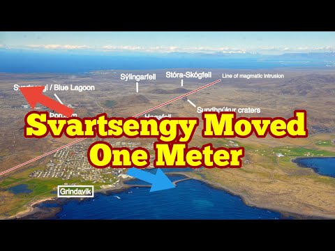 Svartsengi-Grindavik Moved One Meter, Iceland Fagradalsfjall Litli-Hrútur Volcano Eruption, Magma