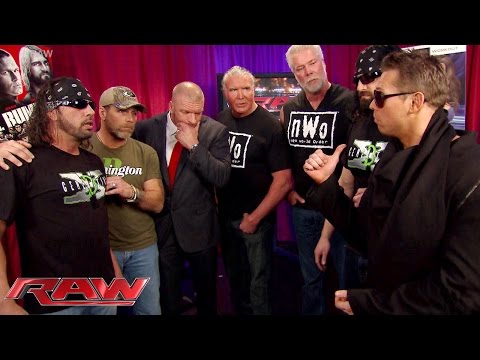 The Kliq reunites backstage: Raw, January 19, 2015