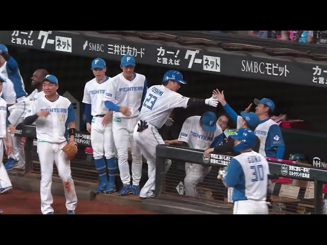 【2回裏】先制点!! ファイターズ・伏見寅威 センターへの2点タイムリーヒットを放つ!! 2025年5月20日 北海道日本ハムファイターズ 対 福岡ソフトバンクホークス