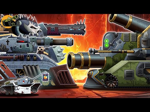 All Episodes: The Origin–Rise of American Doom Raider & Ratte V2 PART 1 #cartoons_about_tanks  #KV44