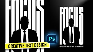 Create a Minimalist Typography Poster Design - Photoshop