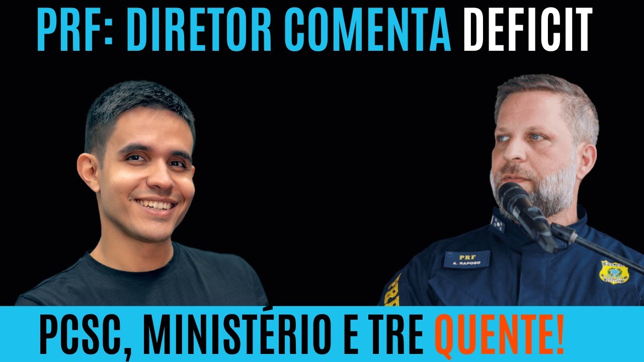 Concurso PRF: falei com um diretor! Ministério confirma edital; concurso TRE avança e mais notícias!