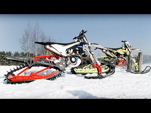 Snowrider – tracks kit for a motorbike! Turn your bike into a winter beast!