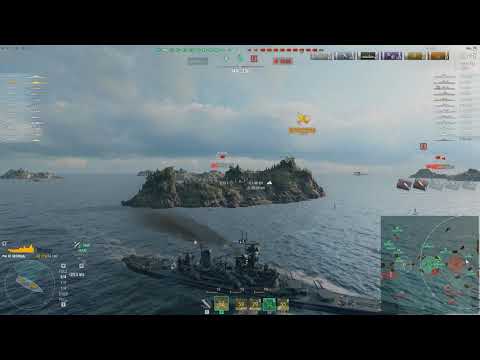 Georgia T9 US BB | 6 Kills, 237k Damage | World of Warships