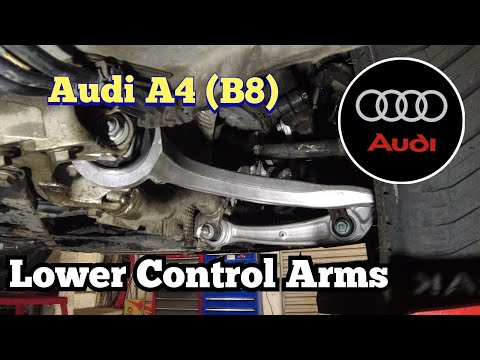 Audi A4 (B8) Front Suspension Knocks Part 2. Lower Control Arms Replacement
