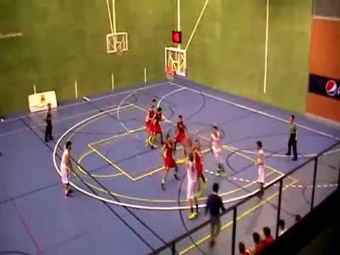 Liga 1ª Div. Masc. J2 29-11-2014 Ortoinvisible C. B. La Flecha vs Agustinos Eras E. Leclerc 'B'