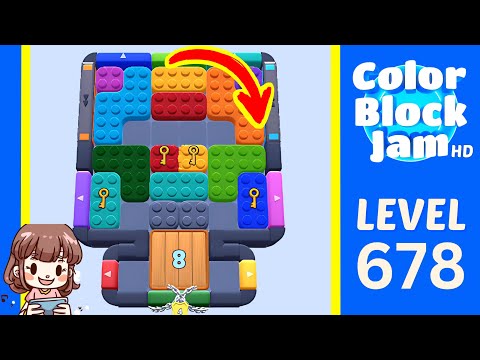 Color Block Jam Level 678 Solution Walkthrough
