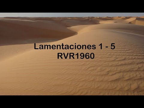La Biblia en un año/Lamentaciones 1 - 5 (Audio, Letra) Día 225