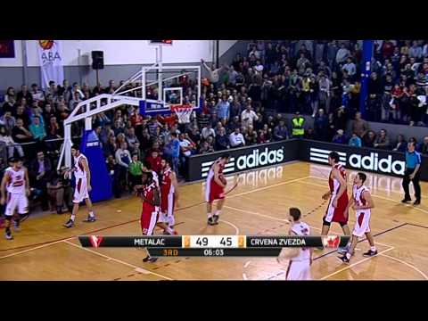 ABA Liga 2014/15, Round 11 match: Metalac Farmakom - Crvena zvezda Telekom(8.12.2014)