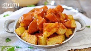 The Authentic Patatas Bravas Served in Madrid Spain