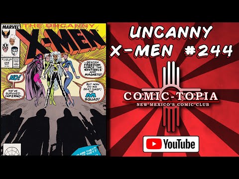 Uncanny X Men 244 Marvel Comics 1989 Review | First Appearance of Jubilee