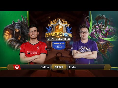Gallon vs Eddie - Division A - Hearthstone Grandmasters Americas 2020 Season 1 - Week 7