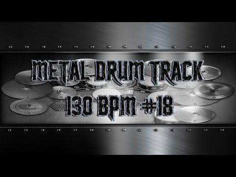 Simple Straight Metal Drum Track 130 BPM | Preset 3.0 (HQ,HD)