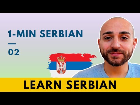 Conjugation of "they" ★ Learn Serbian in 1 minute [02]