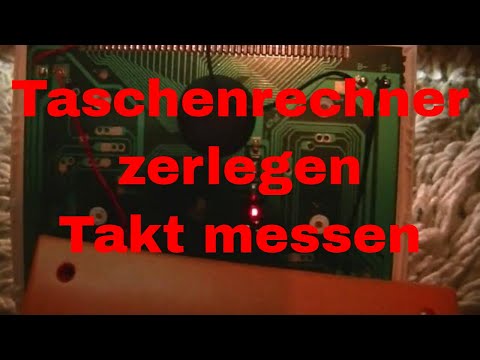 Rebell Taschenrechner zerlegen und Takt messen - eflose #765