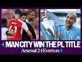 FULL-TIME SCENES: Heartbreak for Arsenal as Man City win the Premier League title 💔