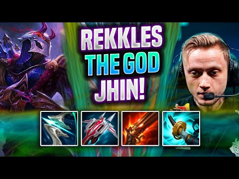 REKKLES IS A GOD WITH JHIN! - Rekkles Plays Jhin ADC vs Miss Fortune! | Patch 11.22