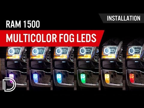 How to Install Multicolor Fog Light / DRL Bulbs from Diode Dynamics
