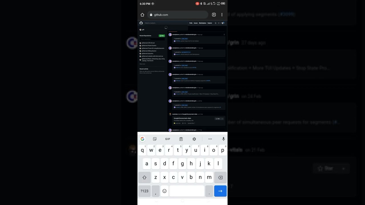 How to download source code from GitHub using your mobile phone