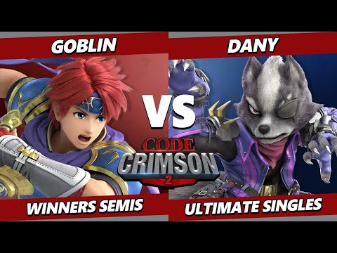 Code Crimson 2 Top 8 - Goblin (Roy) Vs. Dany (Wolf) Smash Ultimate - SSBU