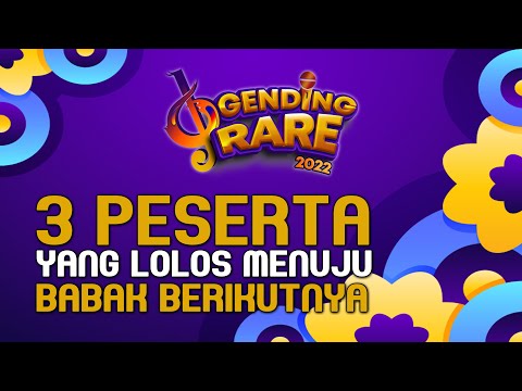 SELAMAT !!! INI 3 PESERTA YANG LOLOS MENUJU BABAK BERIKUTNYA | GENDING RARE BALI TV 2022