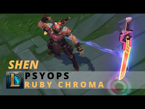 PsyOps Shen Ruby Chroma - League Of Legends