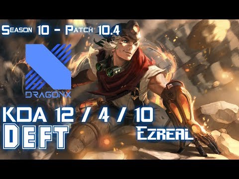 DRX Deft EZREAL vs VAYNE ADC - Patch 10.4 KR Ranked