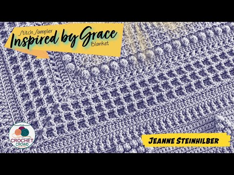 Rnds 1 to 26: Crochet Inspired by Grace Blanket Stitch Along