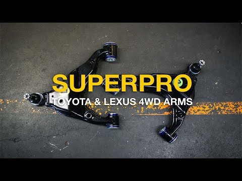 Toyota Prado 150, FJ Cruiser & Lexus GX460 SuperPro Lower Control Arm Kit - TRC483