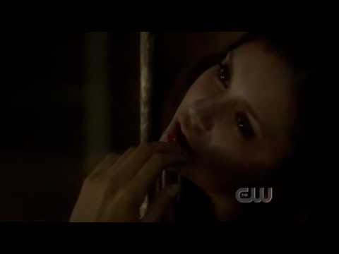 The Vampire Diaries 4x01 -"Growing Pains" Elena completes her transition to feeding on human blood