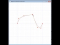 Interactive 2D B-spline using Geometric Tools Engine (version 3.2)