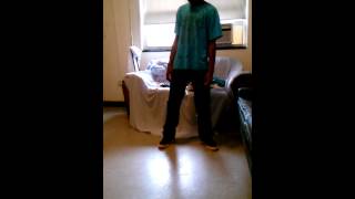 Shawn Harris dance to bone and skin falling down