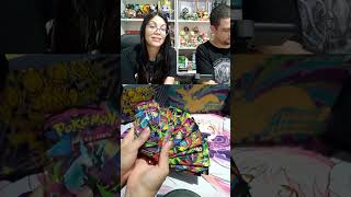 Abrindo ETB de Fogo Fantasmagórico. Pt. 1. #pokemon #pokemoncards #tcg #tcgpokemon #cartaspokemon