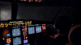 Incredible Female Airline Pilot Lands Passenger Plane in Storm | Cockpit View