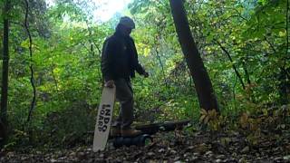John Davies "tests" his recent injury with a Indo Board Acid / Bomb drop