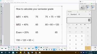 How to Calculate Your Semester Average