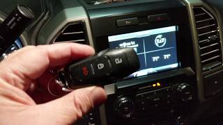 How to Start your 2015 F150 Lariat with a Dead Battery Key Fob & Emergency Key